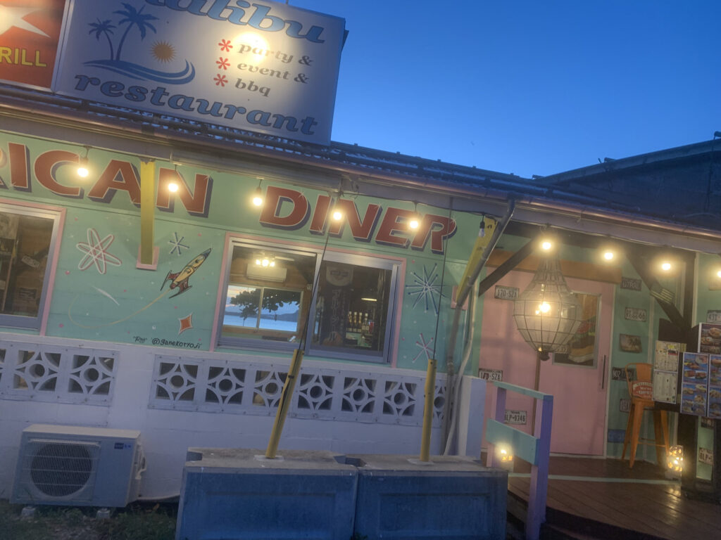 Sea Side Cafe & Bar BuLL'sの外観　筆者撮影